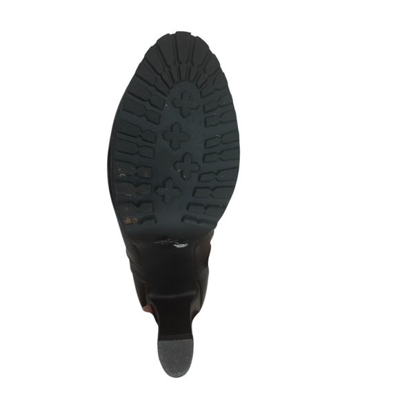 Lane Bryant Black High Heel Ankle Boots with buckle strap size 9 - Picture 9 of 9